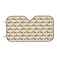 thumbnail image 7 of Picia Dachshund Dog Curved Windshield Sunshade Accordion Folding Style Auto Shade for Car Truck SUV Van Blocks UV Ray Sun Visor Protector -Small, 7 of 7