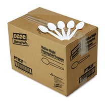 Plastic Cutlery, Mediumweight Teaspoons, White, 1,000/carton | Bundle of 5 Cartons