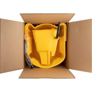 Genuine Joe GJO60466 Splash Guard Mop Bucket and Wringer, 6.5 Gallon Capacity, Yellow, Plastic,