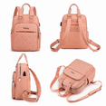 thumbnail image 3 of Mochila Impermeable Antirrobo De Gran Capacidad Para Mujer Gris Malubero Mujer, 3 of 3