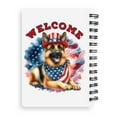 thumbnail image 2 of German Shepherd Patriotic Welcome for 4Th of July Independence Day Spiral Bound Journal Alsatian Dog Lover Gifts 5x7in Spiral Notebook - 00010, 2 of 5