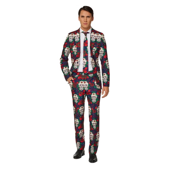 Suitmeister Men's Day Of The Dead Halloween Suit