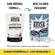 (Pack Of 6) Molly'S Suds Laundry Pods Unscented 60 Ct 29.63 Ounce