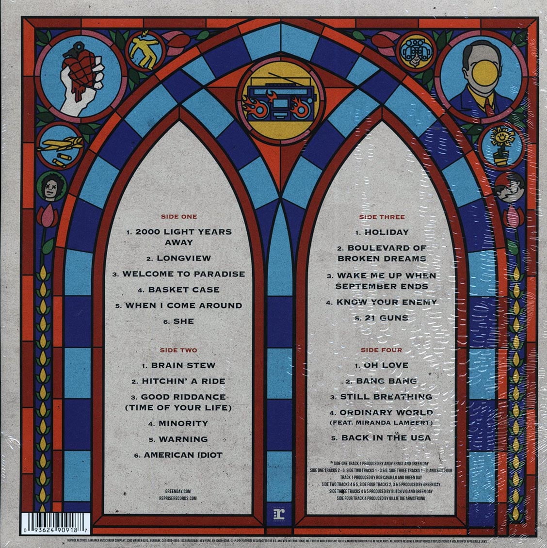 GREEN DAY GREATEST HITS GOD'S レコード Green Day - Greatest Hits: God's Favorite Band - Music