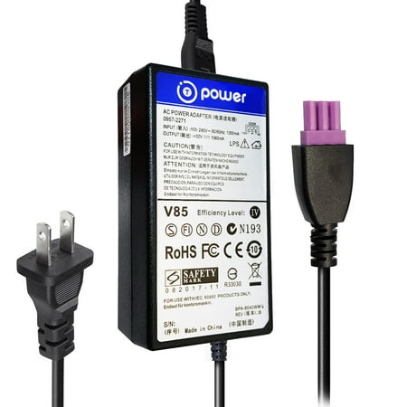 T POWER 32v for HP Photosmart / Officejet Advantage All-in-One Series Color Printer Power Ac Dc adapter Charger PSU ( 3-Pin Purple Tip ) Power Supply (Best Dc Power Supply)