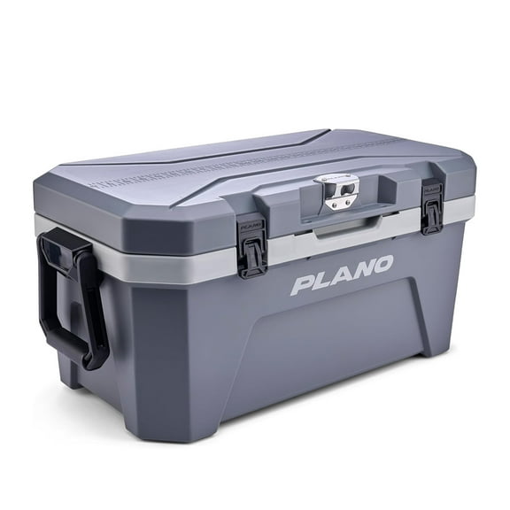 Plano Frost 32 Quart Heavy Duty Cooler w/ Built In Bottle Opener and Dry Basket, Storm Gray