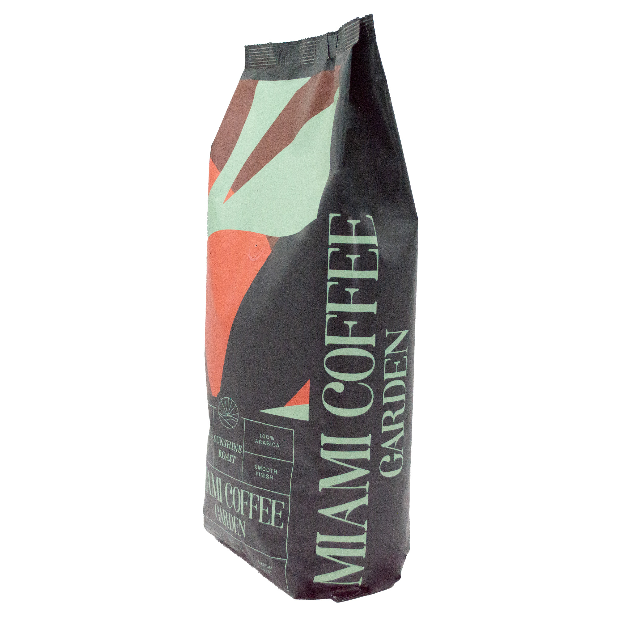 Miami Coffee Garden Sunshine Roast, 2 Lb Bag, Brazilian Premium Coffee, Rich and Balanced, 100% Arabica Beans, Low Acid, Single Origin Finest Coffee, Whole Beans