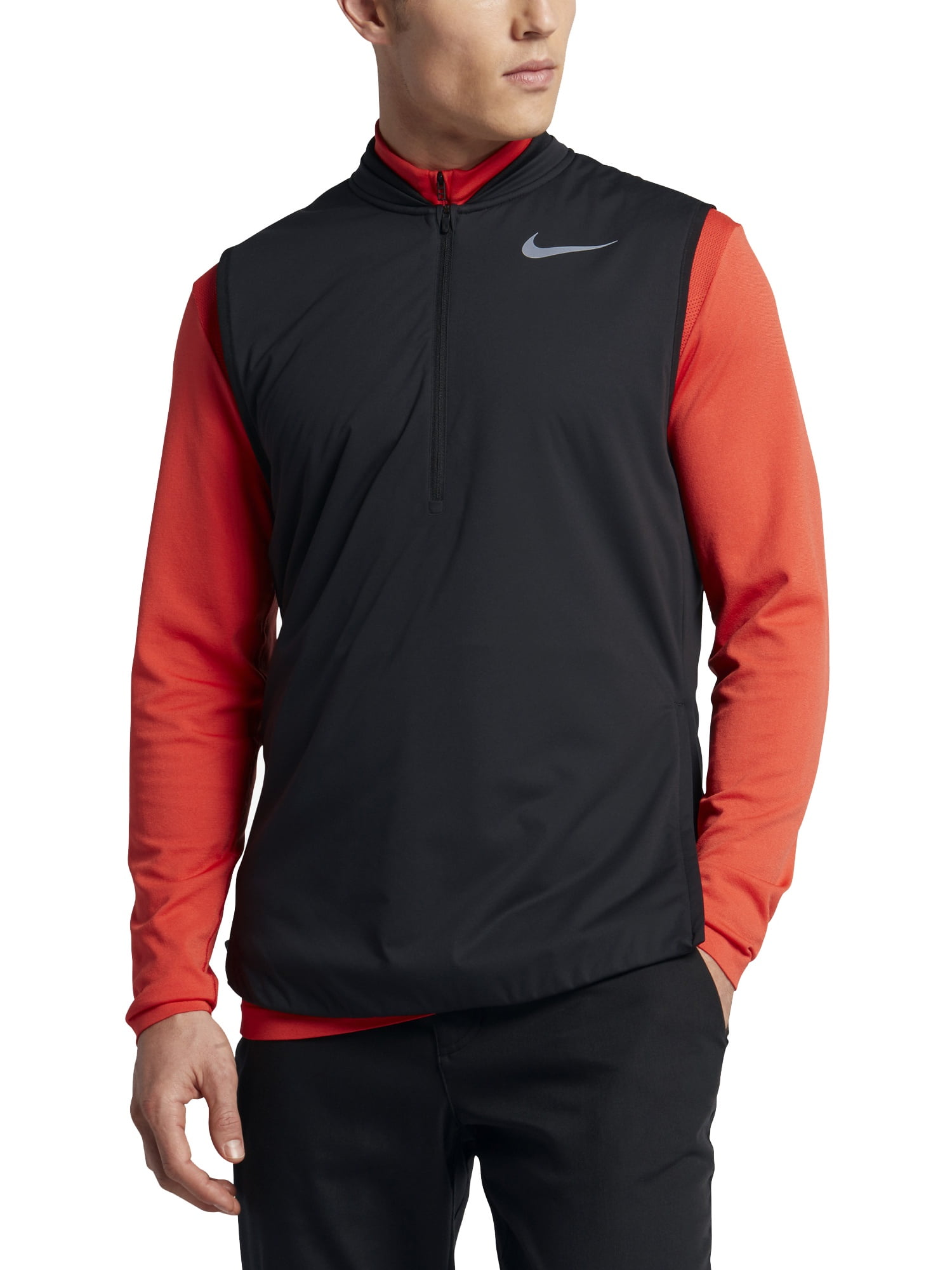 AeroLayer Men's Golf Vest, Black 