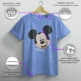 thumbnail image 3 of Boy's Mickey & Friends Mickey Portrait Performance Graphic Tee Royal Blue Heather X Large, 3 of 9