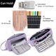 thumbnail image 2 of Large Capacity Pencil Case, Large Pencil Case, High Storage Bag, Pencil Case for Middle School, High School, Office Organizer for Students, 2 of 5
