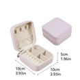 thumbnail image 4 of Hearth & Gear Mini Portable Earring Ring Jewelry Storage Velvet Jewelry Packaging Jewelry Display Storage Travel Jewelry Organizer Jewelry Small Jewelry Stands Large Jewelry Organizers And Storage, 4 of 6