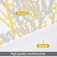 thumbnail image 6 of DriftAway Tree Branch Abstract Ink Printing Lined Thermal Insulated Window Curtain Valance Rod Pocket 52 Inch by 18 Inch Plus 2 Inch Header Yellow, 6 of 7