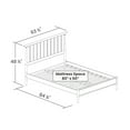 thumbnail image 5 of Grain Wood Furniture Mid Century Spindle Bed (Brushed Walnut, Queen), 5 of 8