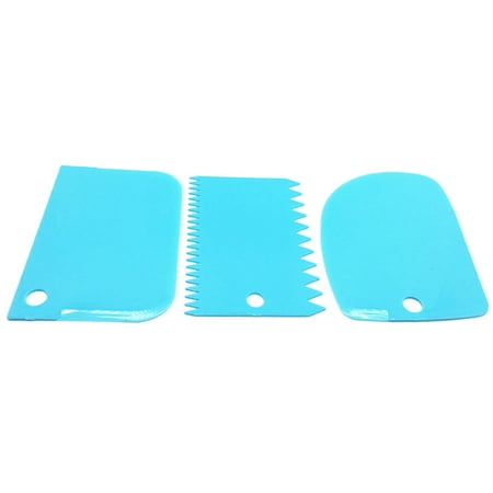 

Cake Scraper Set Multifunctional Flexible Dough Scraper Cake Icing Smoother Tool for Baking New