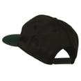 thumbnail image 3 of Jamaica Flag Two Tone Pro Style Patched Cap - Green Black OSFM, 3 of 5