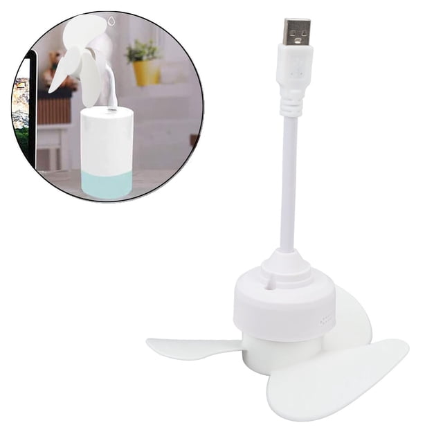 Mini Ventilador de Enfriamiento, Ventilador de Enfriamiento Flexible de 5 V de Rotación Rápida Portátil Flexible para Cargador