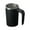 Black, variant on Automatic Magnetic Stirring Coffee Mug,Stainless Steel Thermal Cup,3.53 fl oz/400 mL With Handle Temp Display,Type-C Charge,Self-Mixing Travel Drinkware,Electric shaker bottle,White 1