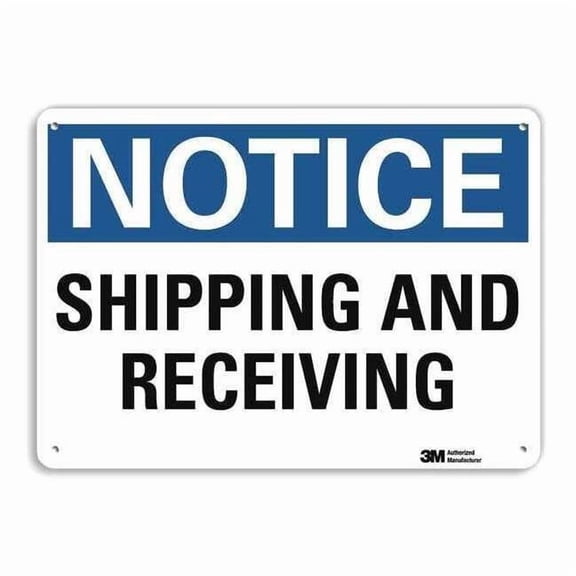 Lyle Notice Sign,10 inx14 in,Aluminum U5-1514-RA_14X10