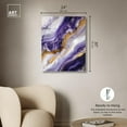 thumbnail image 5 of Gemstone Labyrinth I Acrylic Amethyst Wall Art by Art Remedy, Ready to Hang, 24 x 30, 5 of 7