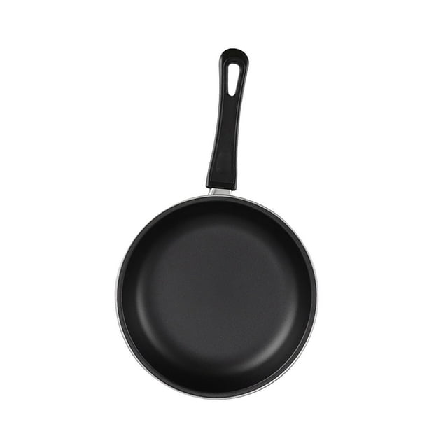 relayinert Griddle Pan Cooker Cookware Anti Scald Pan Omelet Handle for Picnic Home BBQ 20cm Black 20cm