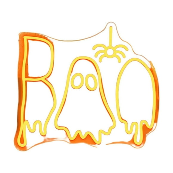 Ltdhehe Lumières Néon LED d'Halloween Créent une Ambiance. Ces Bricolage Maison Sont un Incontournable pour les Fêtes Rendant Vos Soirées Festives Encore Plus Spectaculaires