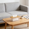 thumbnail image 4 of Tissue Box Plastic Transparent Modern Napkin Holder for Home Living Room Office Desktop Storage, 4 of 6
