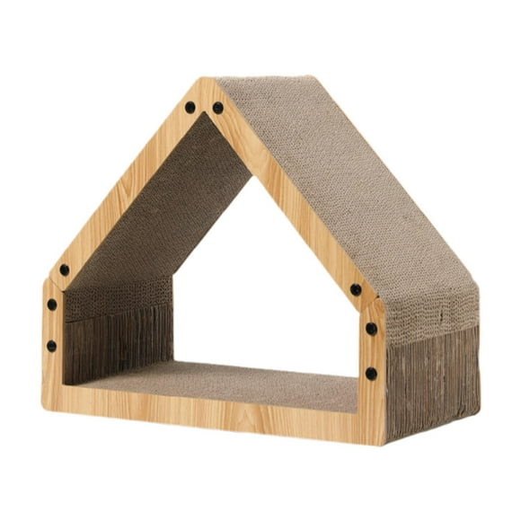 Postes rascadores triangulares para gatos, juguete rascador para mascotas, almohadilla rascadora de papel con múltiples ángulos para gatos