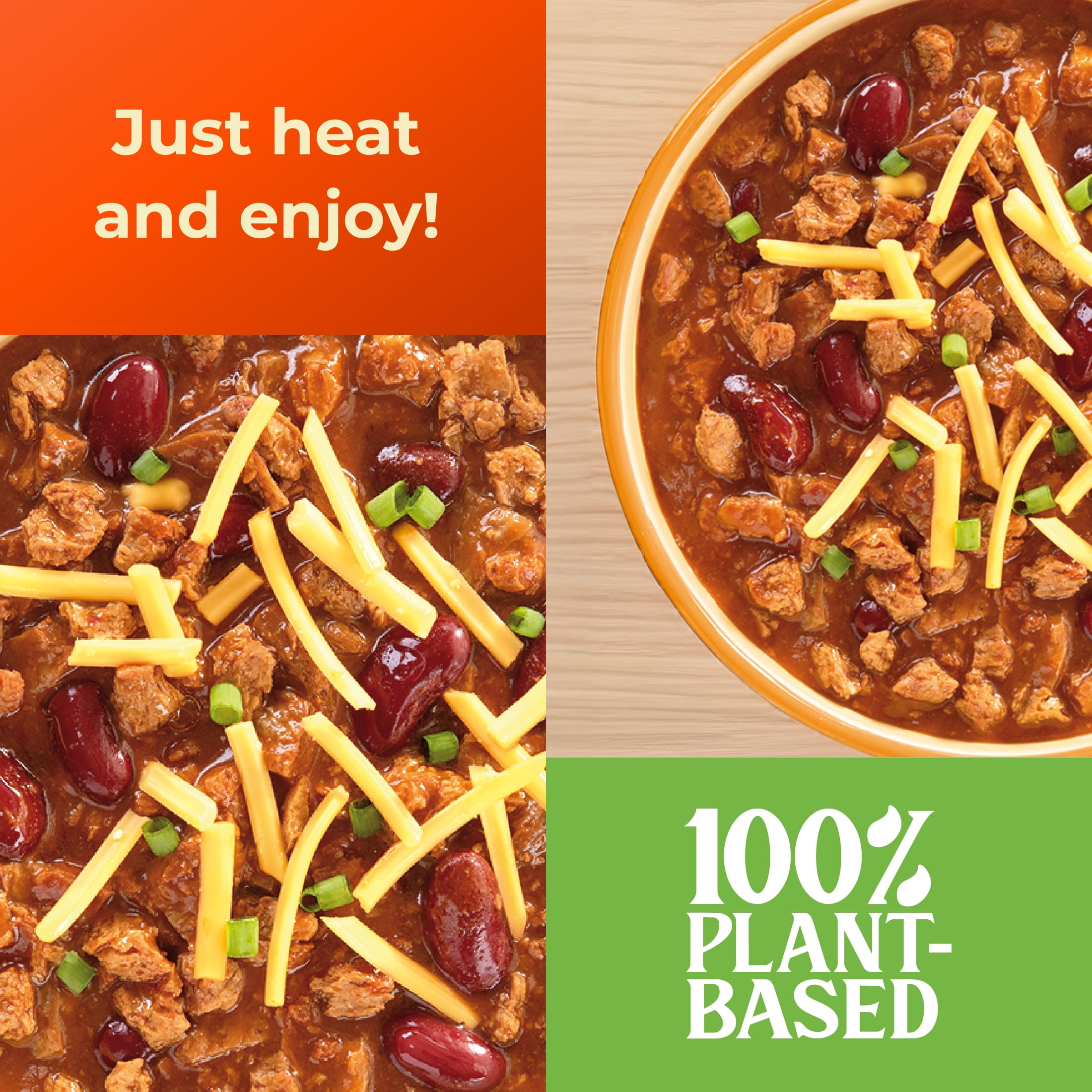 (3 pack) unMEAT Chunky Chili with Beans Extra Protein 15 oz Can