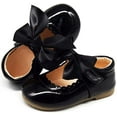 thumbnail image 3 of Toddler Baby Little Girl Shoes Non-Slip Sole Ballet Flats Mary Jane Crib Princess Shoes Girl Dress Shoes Party School Wedding Shoes(Toddler/Little Kids), 3 of 7