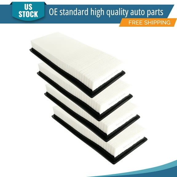 YXPCARS 4PCS Front Engine Air Filter for Ford Escape 2005-2012 Mercury Mariner 2006-2011 2.3L 2.5L, New Air Filter Replacement (CA10170)