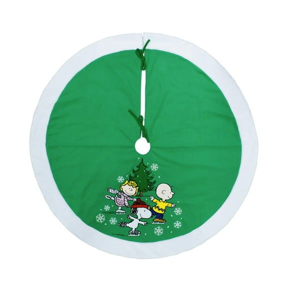 Peanuts Gang 48" Embroidered Applique Tree Skirt