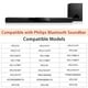 thumbnail image 2 of Control remoto compatible con barra de sonido Philips HTL2151/F7 HTL2111A/F7 HTL2111A HTL2101A/F7 HTL2101A HTL2101/F7 HTL2160/F7 /F7996510059695 HTL996580004176 HTL1177BF7 HTL1170BF7 con baterías, 2 of 3