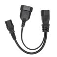 thumbnail image 4 of Câble d'alimentation professionnel IEC320 C14 vers IEC320 C13, répartiteur en Y, 12,6 pouces, 10 A, 4 of 4