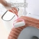 thumbnail image 4 of Funda De Poliéster Para Asiento De Inodoro 1 funda de asiento de inodoro de poliéster rojo con cremallera,alfombrilla de inodoro suave y acolchada para mayor comodidad en el baño y fácil limpieza. Rkx, 4 of 7