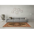 thumbnail image 3 of Ahgly Company Indoor Rectangle Medallion Brown Traditional Area Rugs, 4' x 6', 3 of 4