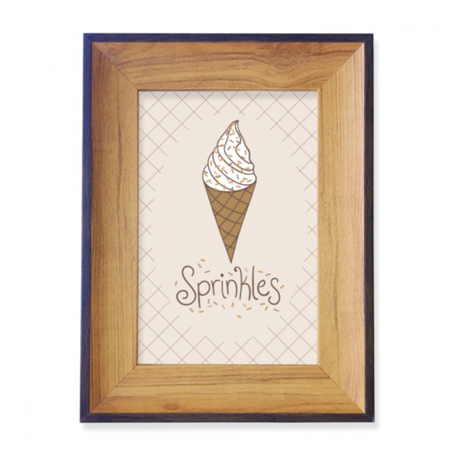 Chocolate Colorful Needle Sweet Ice Photo Frame Exhibition Display Art Desktop Painting