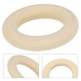 thumbnail image 3 of Lefu 1pc Unfinished Wooden Rings Multiple Sizes Solid Color Natural Wood Circle Rings, 3 of 9