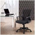 thumbnail image 5 of Open Box Furmax Office Chair, Ergonomic Mesh Mid Back Swivel w/Armrest, Black, 5 of 5