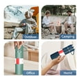 thumbnail image 2 of Fawoonu Portable 500mL Stainless Steel Insulated Water Bottle Set with 3 Lids, Perfect for Travel, Gym, and Outdoor Activities - Sweat-Proof & Durable Design, 2 of 7
