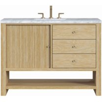James Martin Vanities D404-V48-3Car Marigot 48" Single Basin Wood Vanity Set - Sunwashed