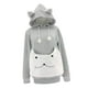 thumbnail image 1 of capucha para mascotas, soporte para gatos, bolsa grande, jersey de manga larga, ropa de mujer para gatitos, suministros para exteriores, SG BLESIY Sudadera con capucha de gato, 1 of 8