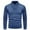 Blue, variant on Clearance Sweater For Men Men's Fall And Winter Sweater Stand Up Collar Fashion Casual Slim Knit Long Sleeve Pullover Warm jumpers