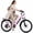 Pink, variant on ESKUTE Electric Bike for Adults – 1300W Peak Motor, 28MPH, 840Wh Removable Battery, Up to 70-Mile Range, 26" Tires, 7-Speed Adjustable Stem, Step-Thru, Blue