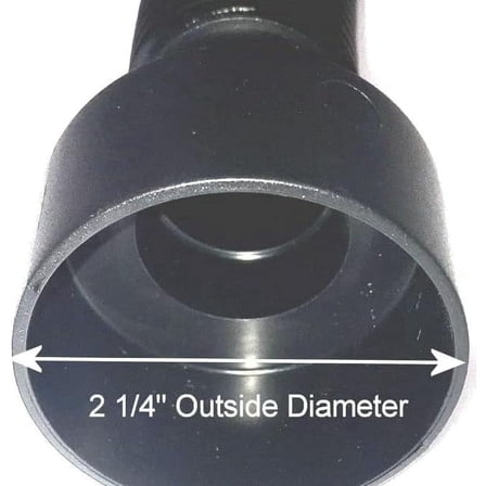 EFP Shop Vac Replacement Hose Fits Shop Vac 1.25-Inch by 10-Foot with 2-1/4 Inch Opening, Fits Ridgid and Craftsman Models, 2-1/4" Cuff Connects to Vacuum Canister