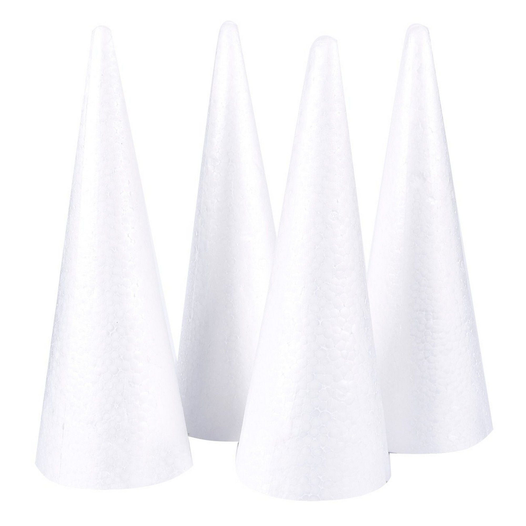 Craft Foam Cone 4Pack Cone Shaped Foam for DIY Home Craft Project