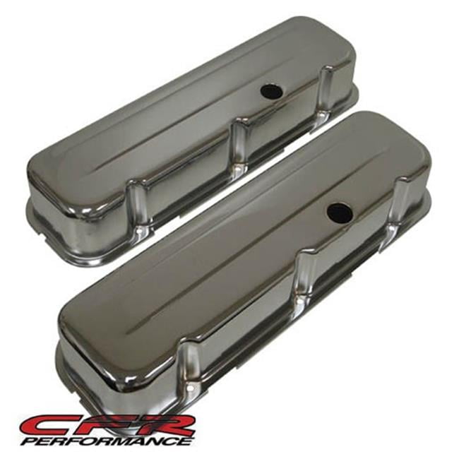 CFR HZ9235C 196595 Chevy Big Block 396427454502 Tall Steel Valve Covers Chrome Walmart