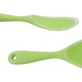 thumbnail image 2 of 8.9" Silicone Soup Ladle Spoon Wood Hand Restaurant Kitchen Scoop Utensil Cooking Supplies Green, 2 of 7