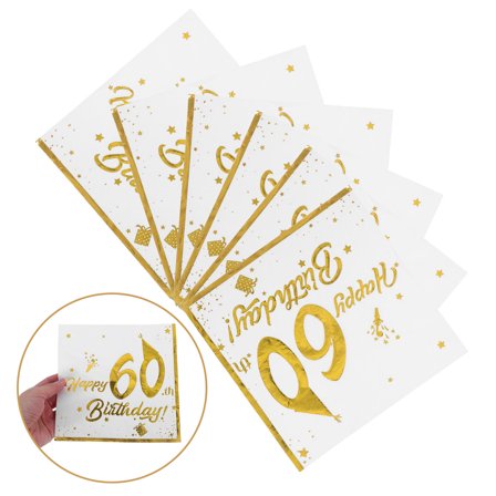 OULII 40Pcs Large Dinner Napkins White Elegant Disposable Paper Napkins for Birthday Party Celebrations