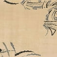 thumbnail image 1 of Ahgly Company Indoor Square Abstract Yellow Solid Area Rugs, 4' Square, 1 of 6