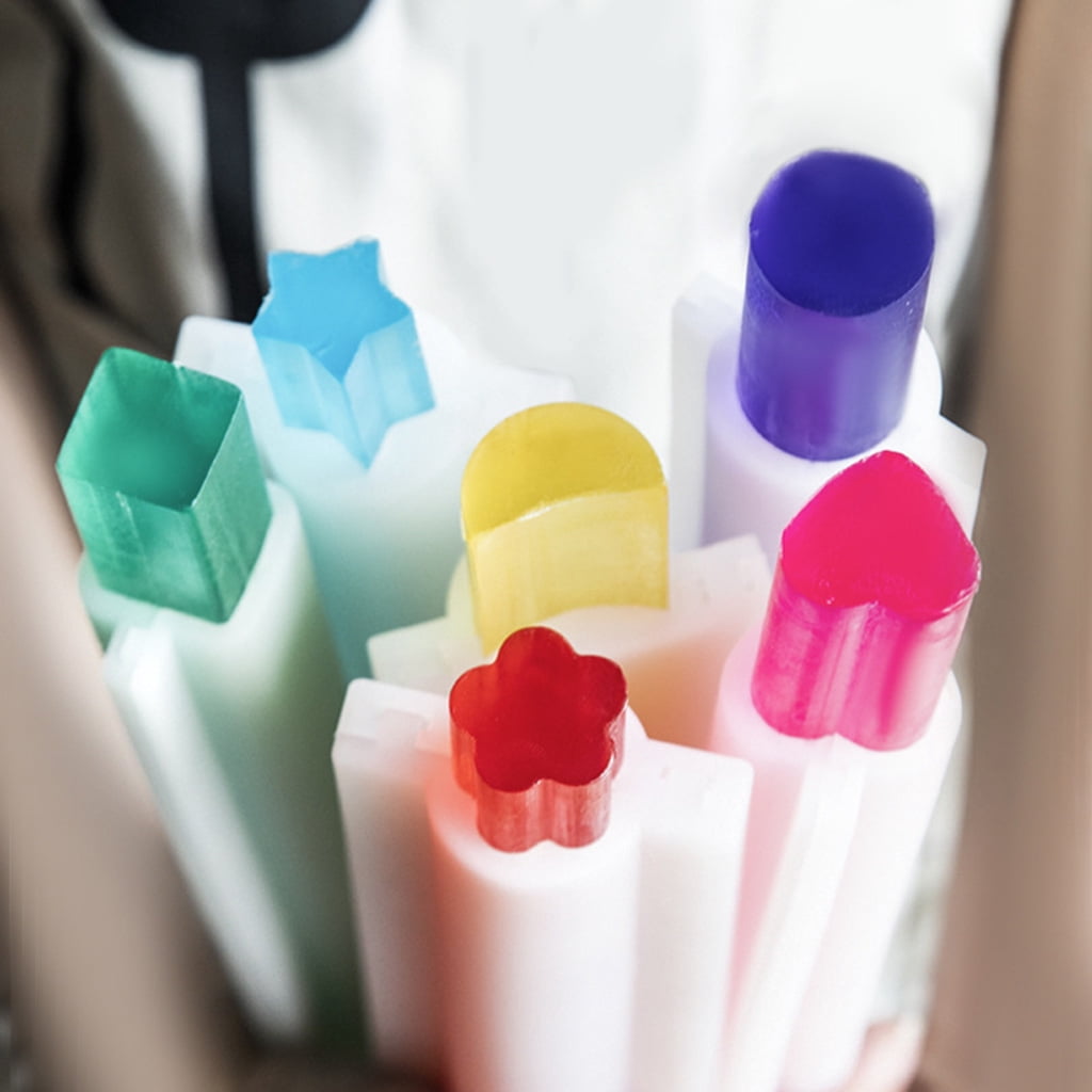 Geemin Creative Long Column Silicon Molds Handmade Soap Candle Making Supplies Long Tube Chocolate Baking Molds Safe
